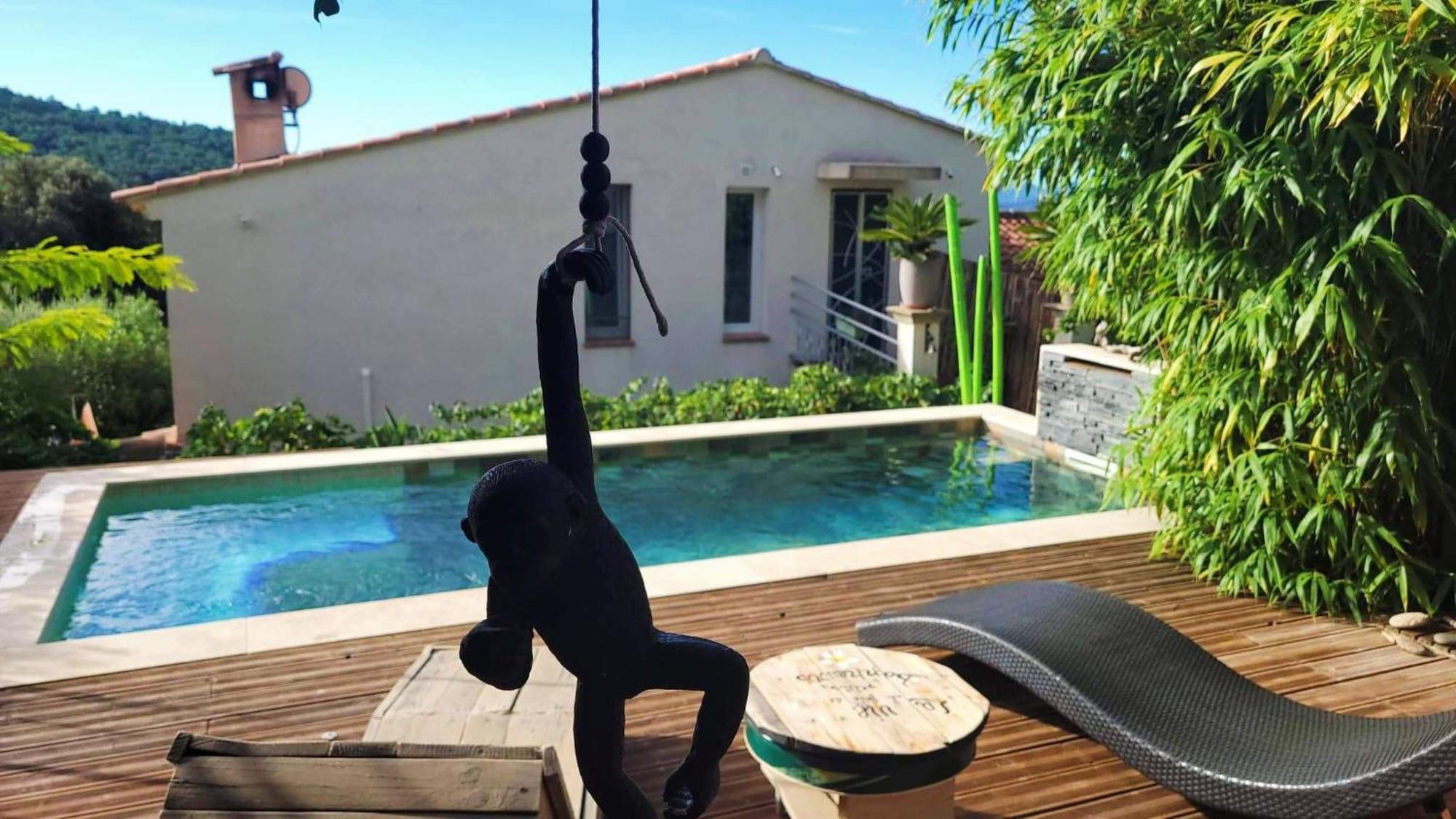 Logement De Charme Avec Piscine Et Jacuzzi Carnoules  Buitenkant foto